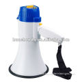 Recording megaphone with siren